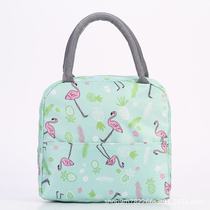 Isolierte Flamingo-Muster Mittagstasche Karnz