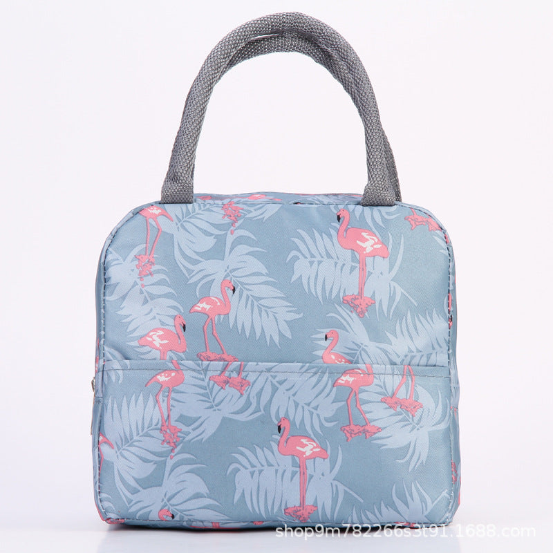 Isolierte Flamingo-Muster Mittagstasche Karnz