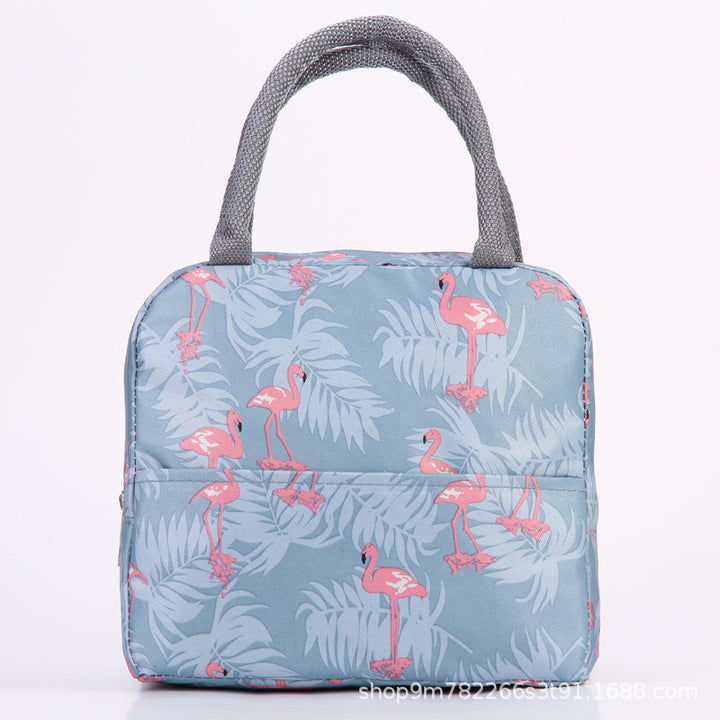 Isolierte Flamingo-Muster Mittagstasche Karnz