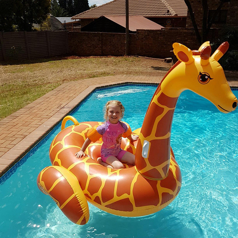 Unisex Aufblasbarer Giraffen-Schwimmtier Karnz