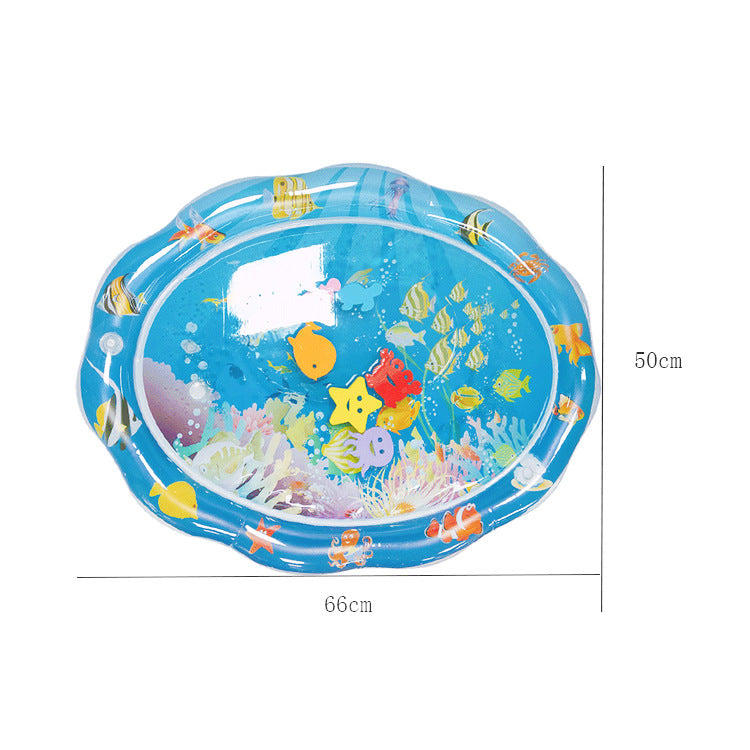 Unisex aufblasbare Spielmatte mit Meeresdesign Karnz