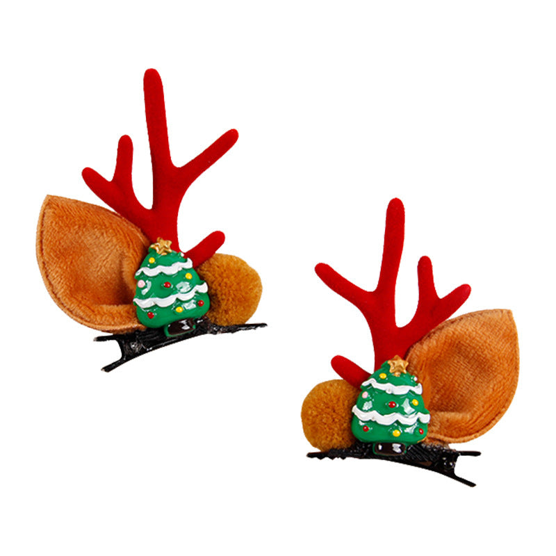 Festive Schneemann Geweih Clip