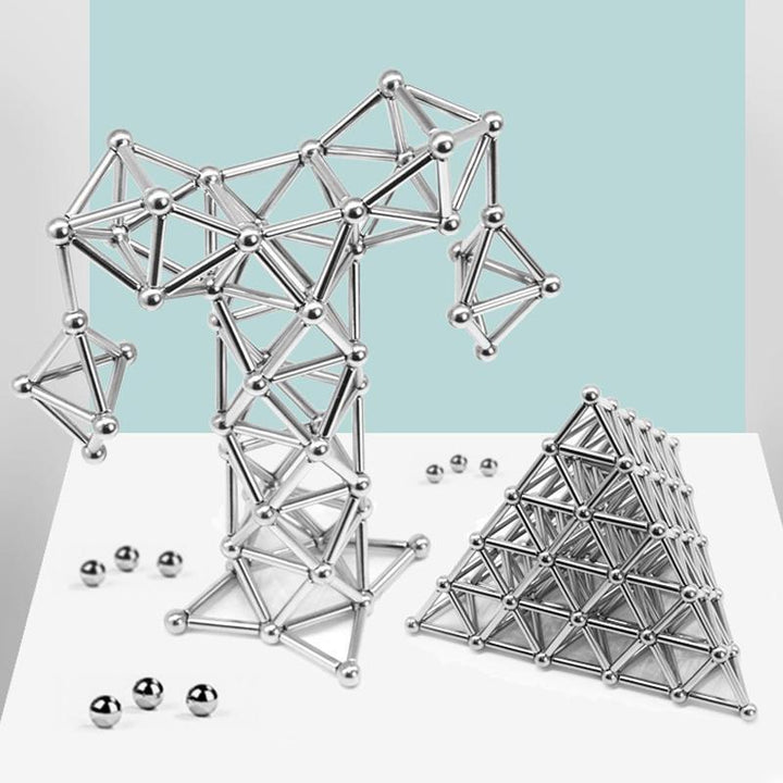 DIY-Set aus Magnetkugeln und -stäben