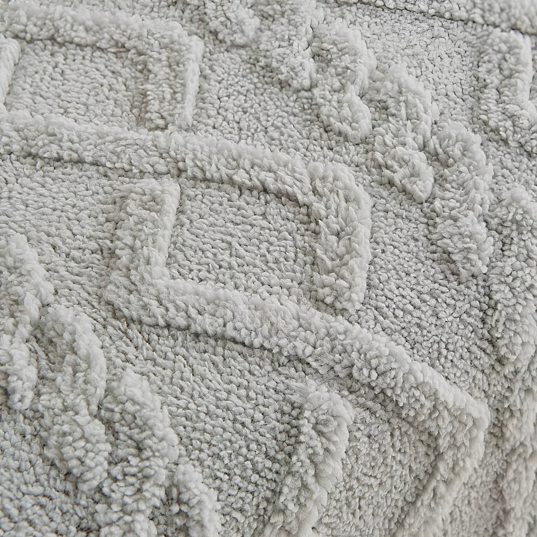 Samt-Sofa-Bezug mit Diamantmuster – weich und luxuriös | Perfekte Passform für jedes Sofa | Karnz