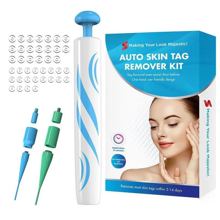 Karnz | DermaClear Hautwarzenentferner | Schmerzfreie Anwendung | Kompakt & Hygienisch | Für Männer & Frauen