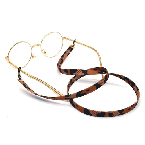 Stylische Samt Brillen Kette Karnz