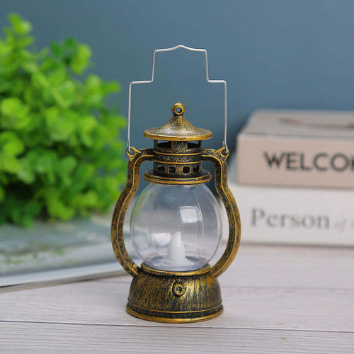 Vintage-Style LED Flameless Glaslaterne Kerzenlichter mit flackernder Flamme und tragbarem Griff Karnz