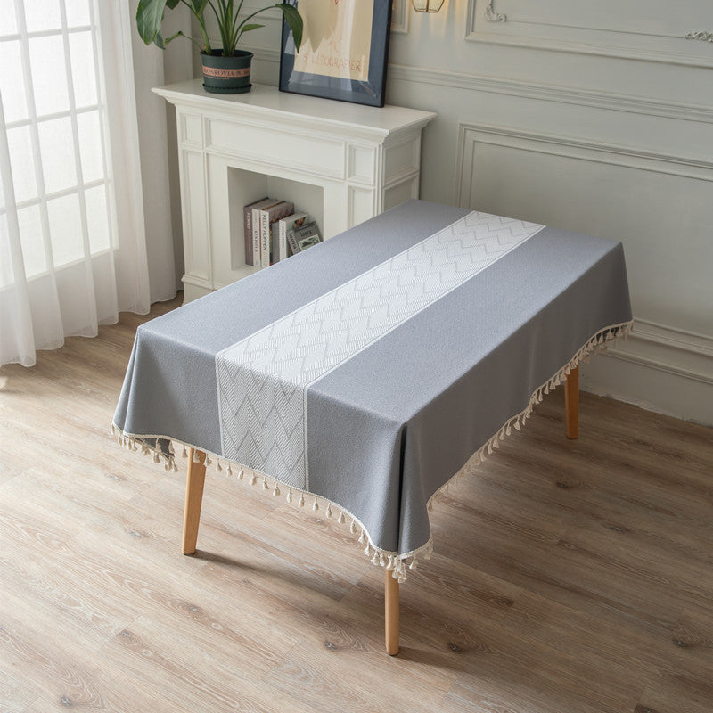Elegante Gewebte Tischdecke