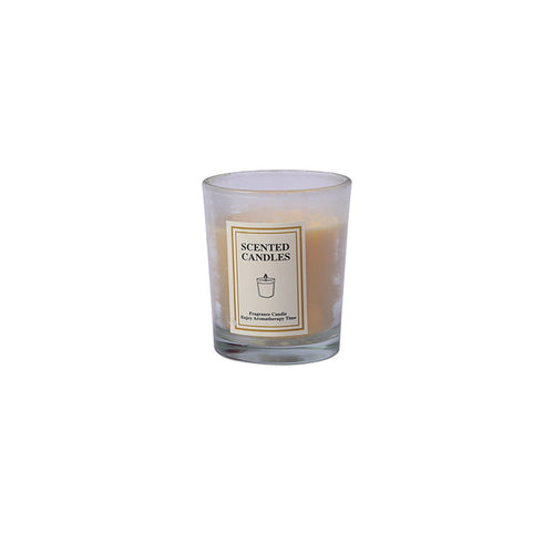 Duftende Glasbehälter Aromatherapiekerze mit frosted Halter und Baumwolldocht
