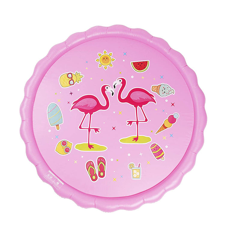 Unisex Spritzende Wasser-Spielmatte mit Meerestieren Karnz