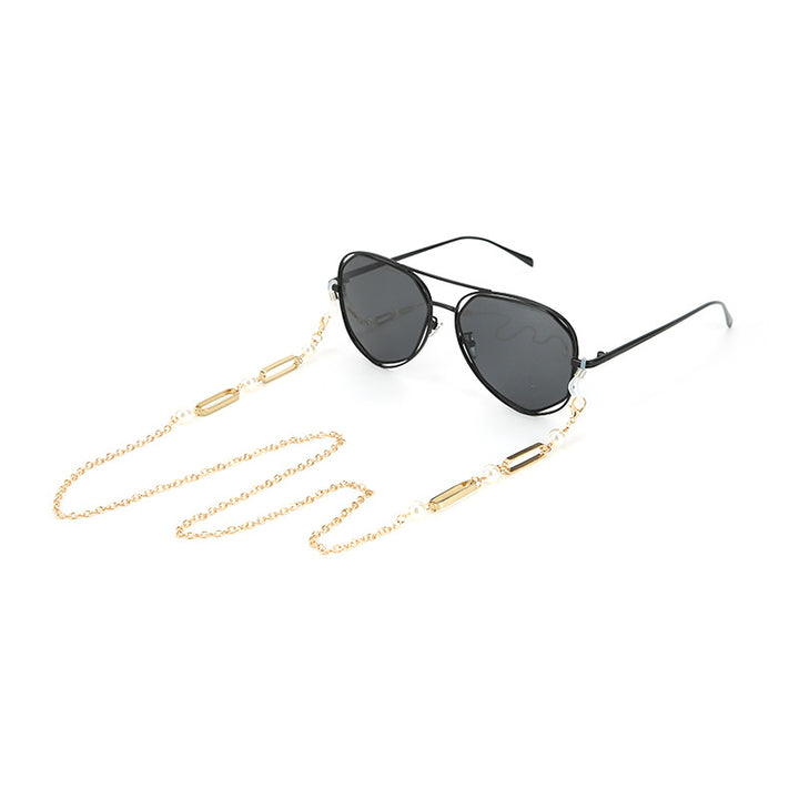 Elegante goldverlinkte Brille Kette Karnz