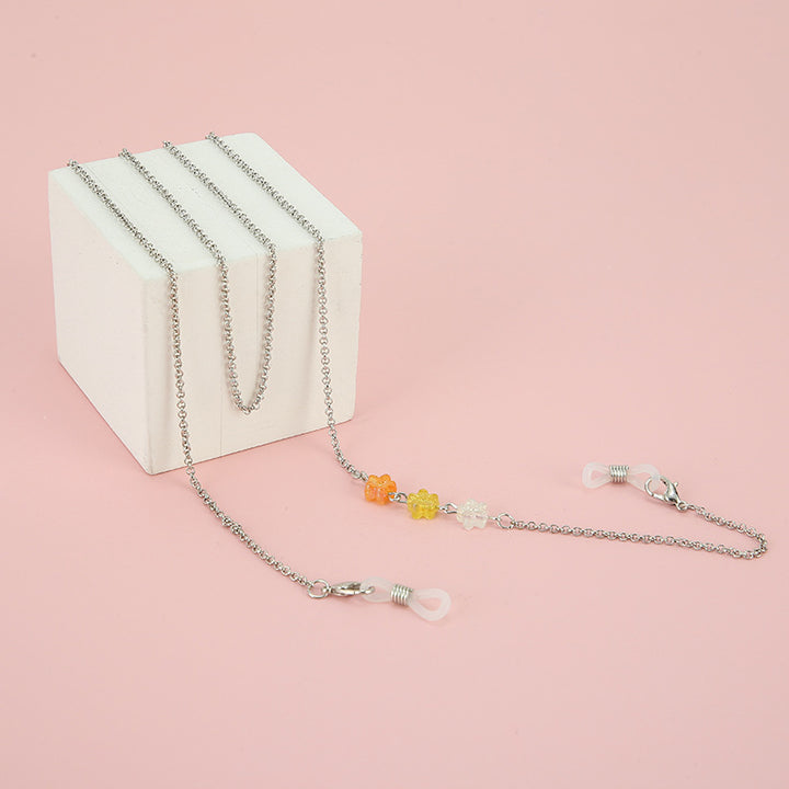 Elegante goldverlinkte Brille Kette Karnz