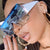 Damen geometrische Oversized-Sonnenbrille mit gradienten Gläsern Karnz
