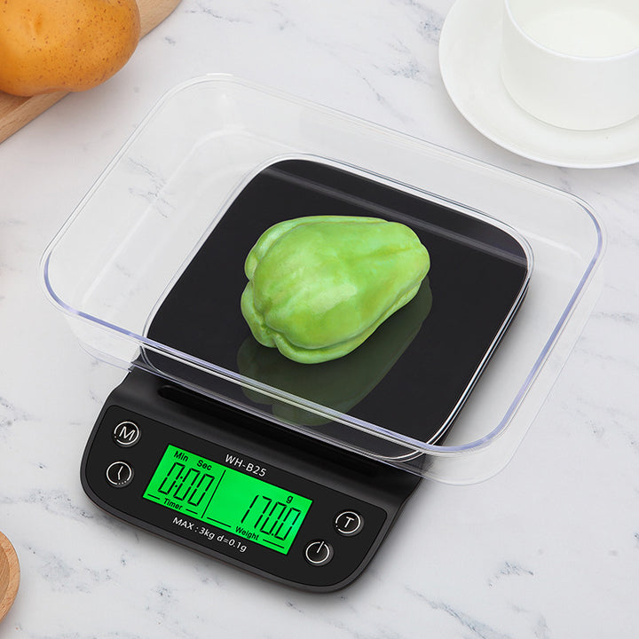 Digitale Küchenwaage mit LCD-Display