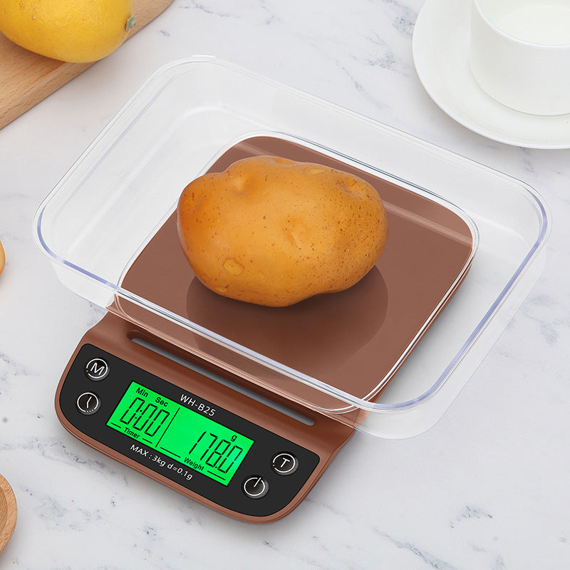 Digitale Küchenwaage mit LCD-Display
