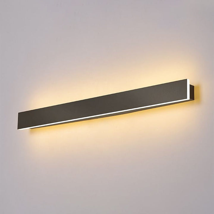 Aluminium lineare LED-Wandbeleuchtung zeitgenössische schwarze Wandleuchte für das Wohnzimmer | Karnz
