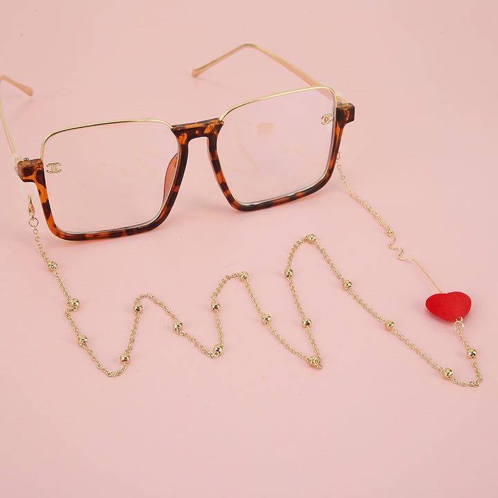 Elegante goldverlinkte Brille Kette Karnz