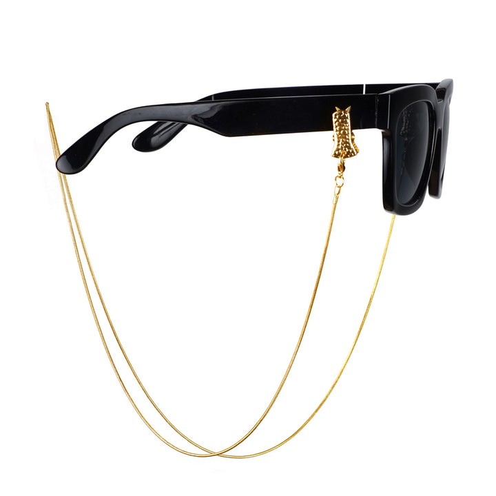 Metallic Western-Themen Brillen Kette Karnz