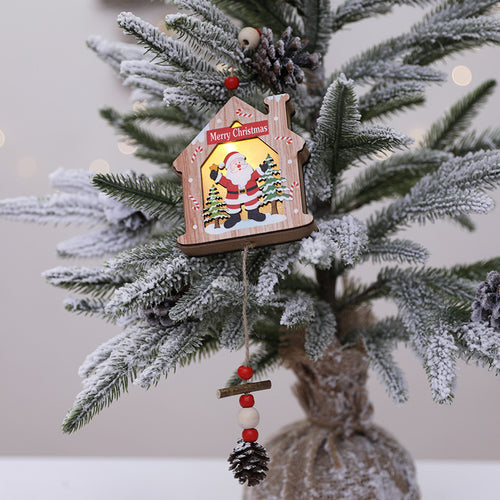 Dekorative Weihnachtshaus Ornament