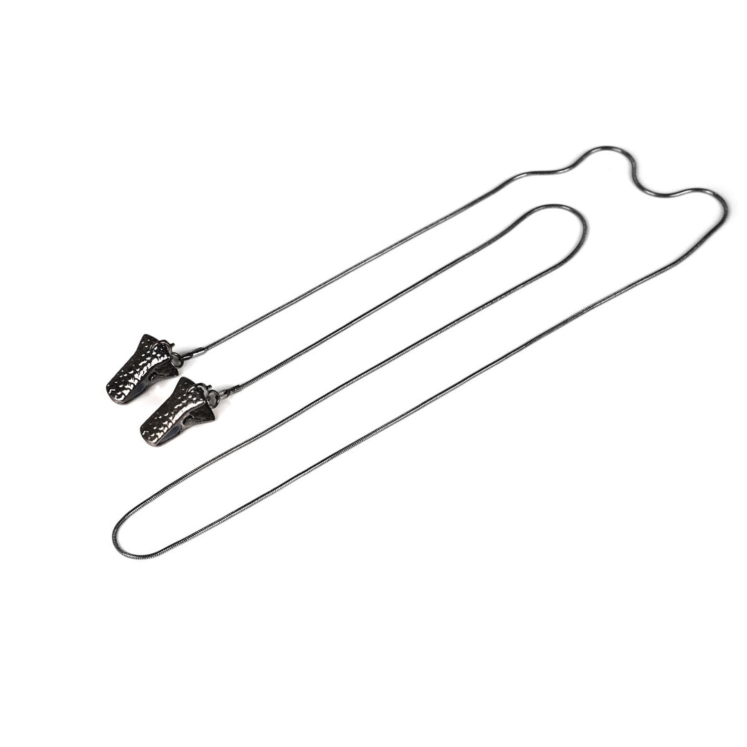 Metallic Western-Themen Brillen Kette Karnz