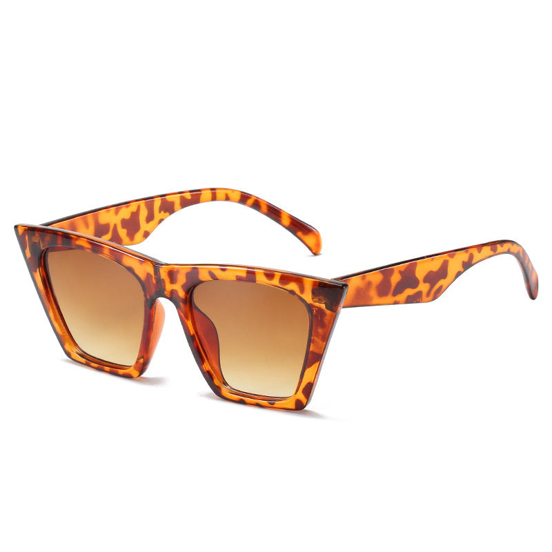 Damen stylische Sonnenbrille im auffälligen Leopardenmuster Karnz