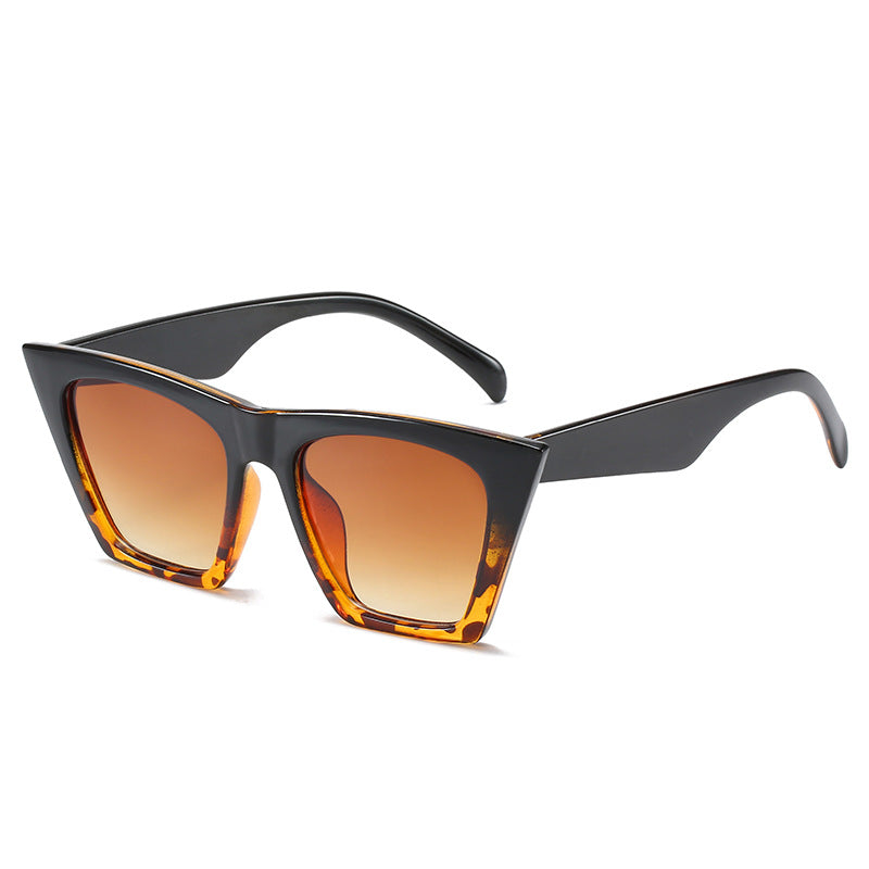 Damen stylische Sonnenbrille im auffälligen Leopardenmuster Karnz