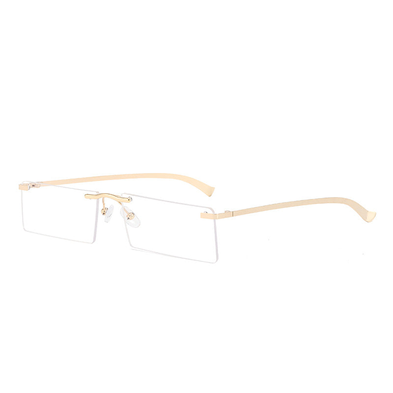 Damen modische Sonnenbrille mit schmalem, rechteckigem Rahmen Karnz