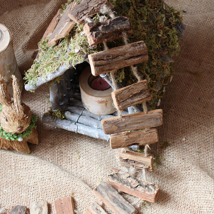 Dekorativer Wandbehang aus Naturmaterial Karnz
