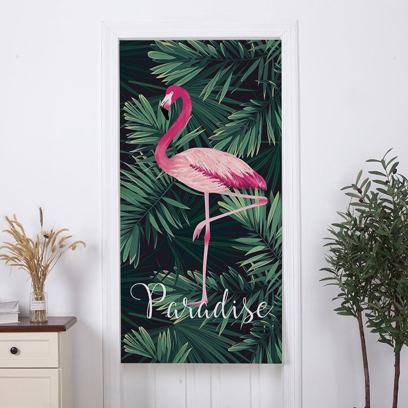 Dekorativer Aquarell Pflanzen Wandteppich