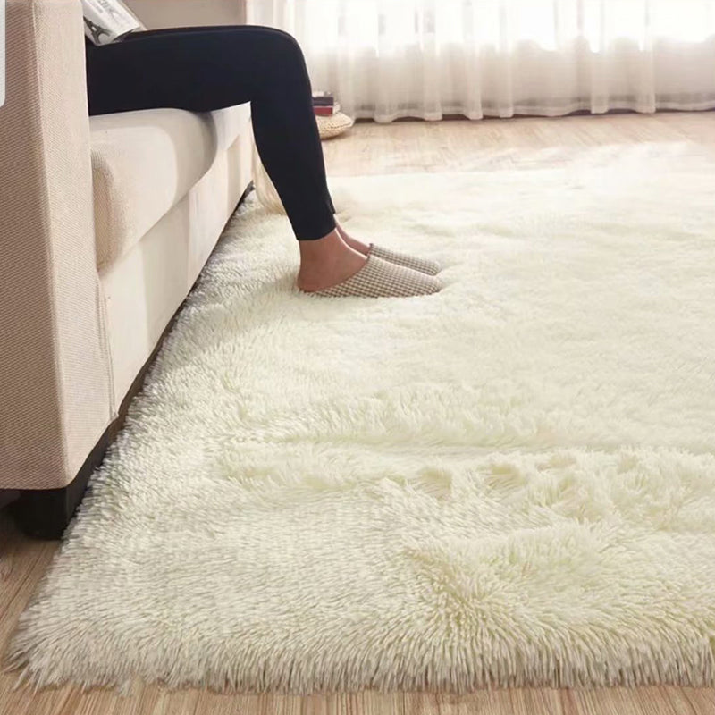 Flauschiger Uniflieder Teppich Mehrfarbiger Freizeitteppich Synthetisch Waschbar Haustierfreundlich rutschfester Teppich für das Wohnzimmer