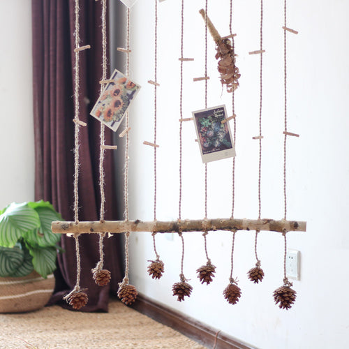 Dekorative Wandbehang mit Naturmotiven Karnz