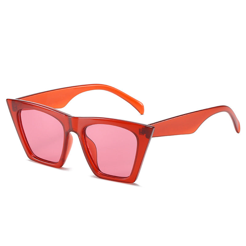 Damen stylische Sonnenbrille im auffälligen Leopardenmuster Karnz