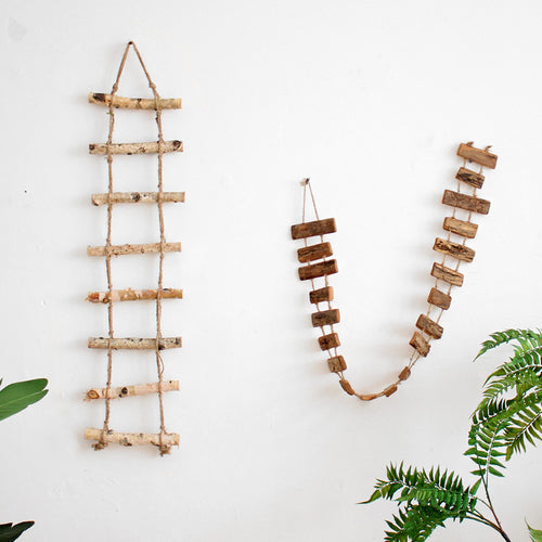 Dekorativer Wandbehang aus Naturmaterial Karnz