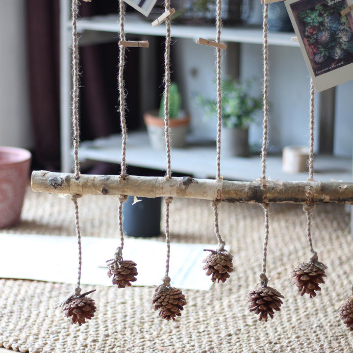 Dekorative Wandbehang mit Naturmotiven Karnz
