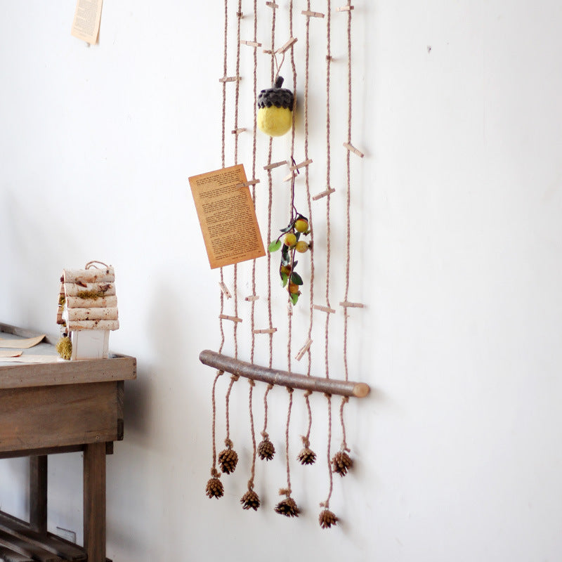 Dekorative Wandbehang mit Naturmotiven Karnz