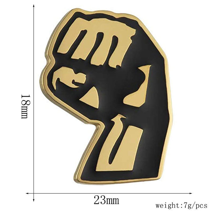Statet Fist Symbol Brosche Karnz