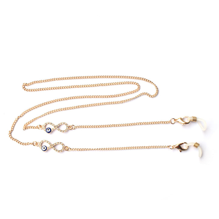 Elegante Brillenkette mit schützendem Charm Karnz