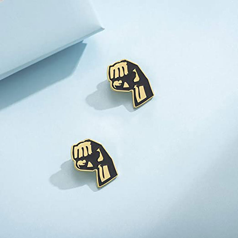 Statet Fist Symbol Brosche Karnz