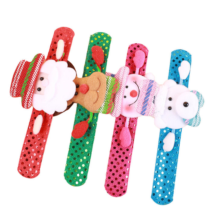 Kreative Weihnachtswristband mit Schneemann-Motiv Karnz