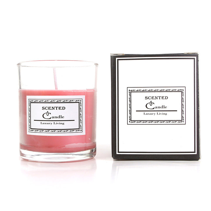 Aromatische Lavendelduftende Glaskerze in Geschenkbox