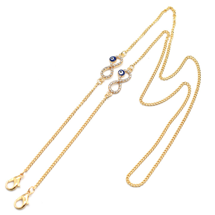 Elegante Brillenkette mit schützendem Charm Karnz