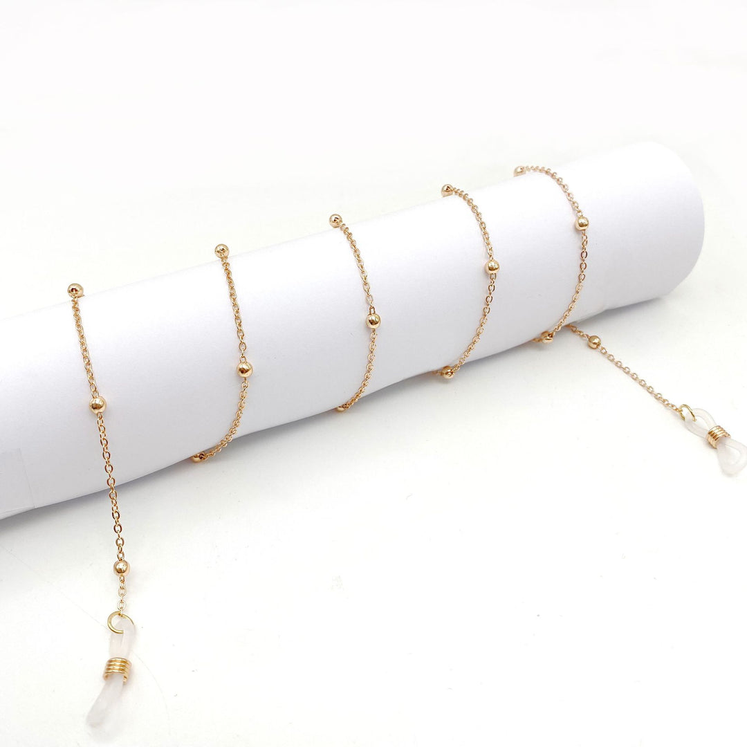 Elegante goldfarbene Charm-Armband Karnz