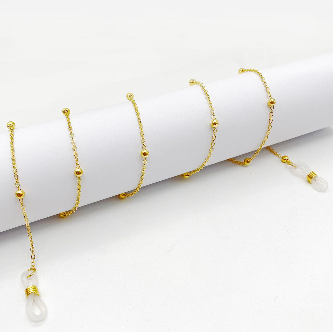 Elegante goldfarbene Charm-Armband Karnz