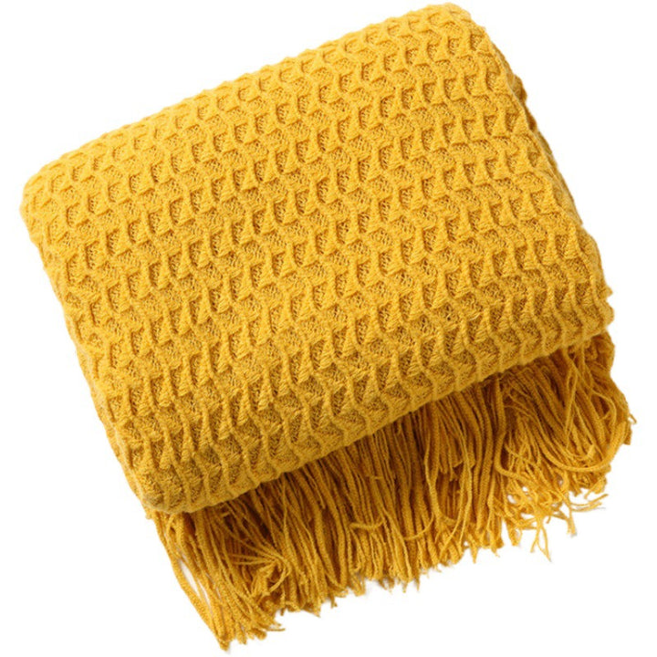 Home Decorative Fringe Strickdecke