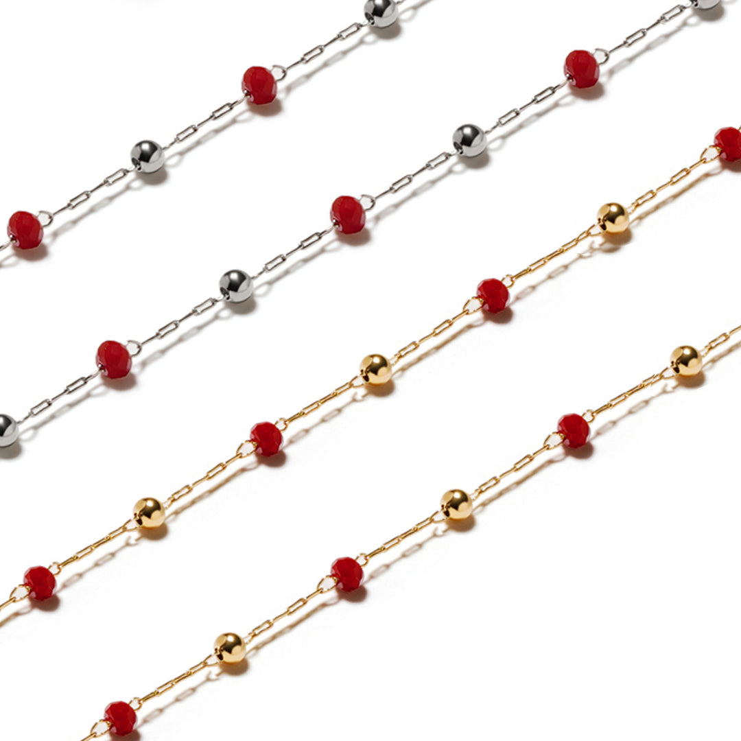 Stylische Perlen-Brillenband Karnz