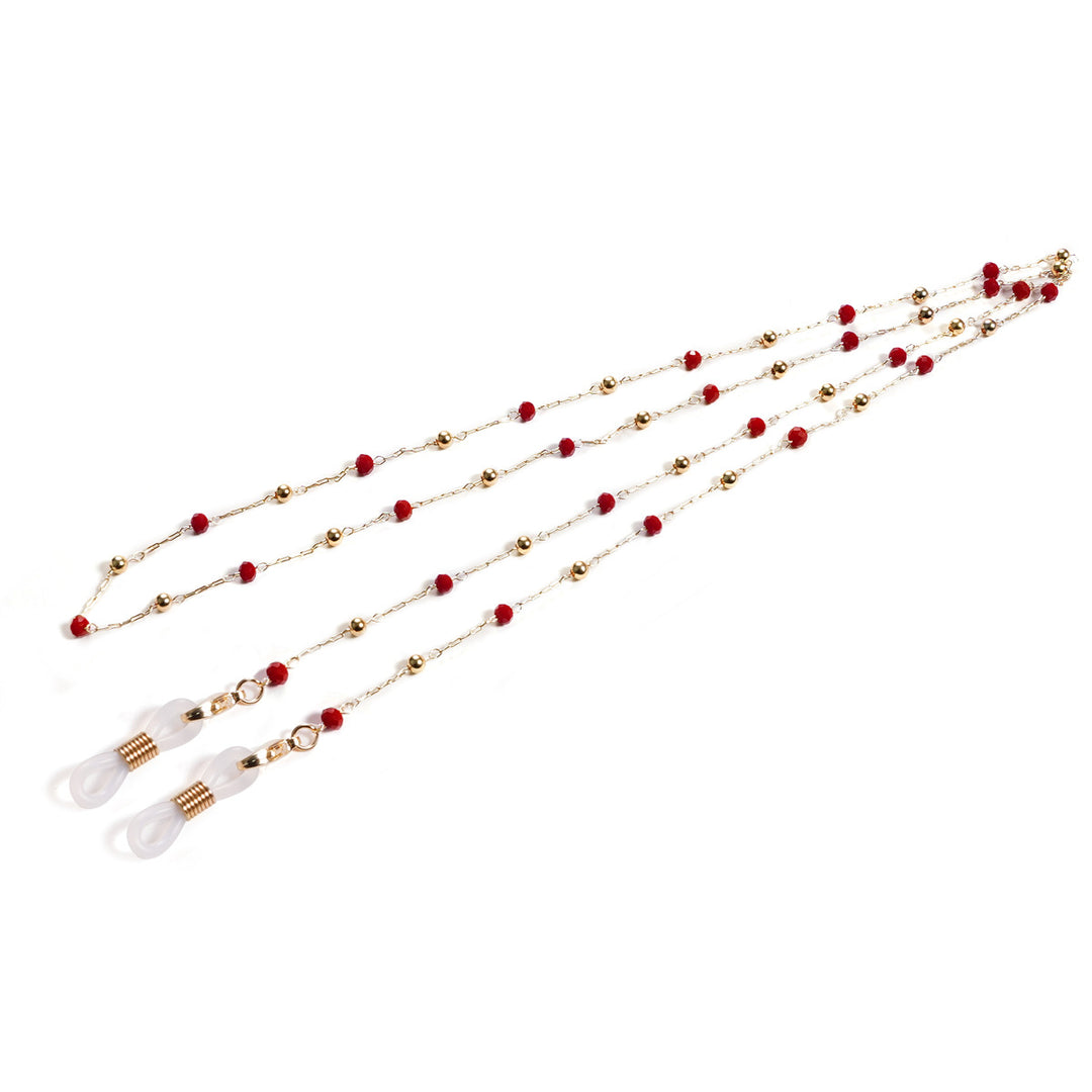 Stylische Perlen-Brillenband Karnz