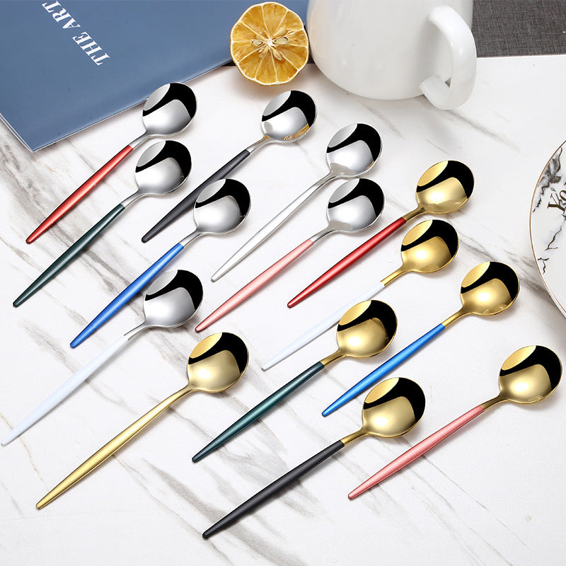Elegante Spezielle Fingerfood-Gabel mit Rutschfester Griff-Beschichtung Karnz