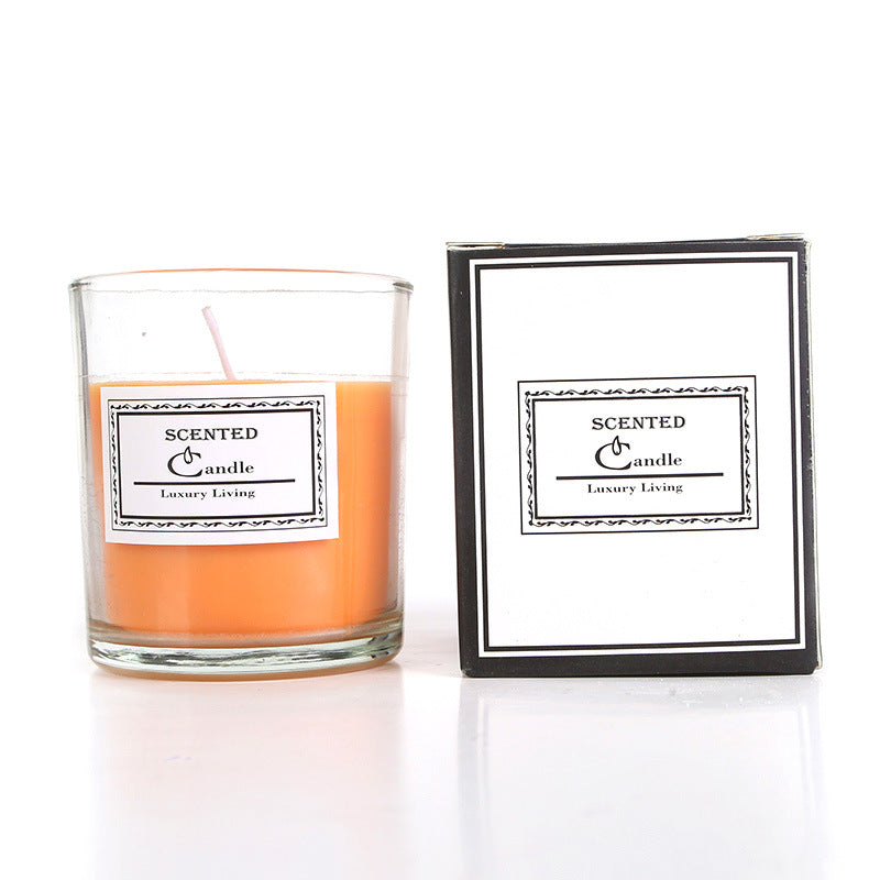 Aromatische Lavendelduftende Glaskerze in Geschenkbox