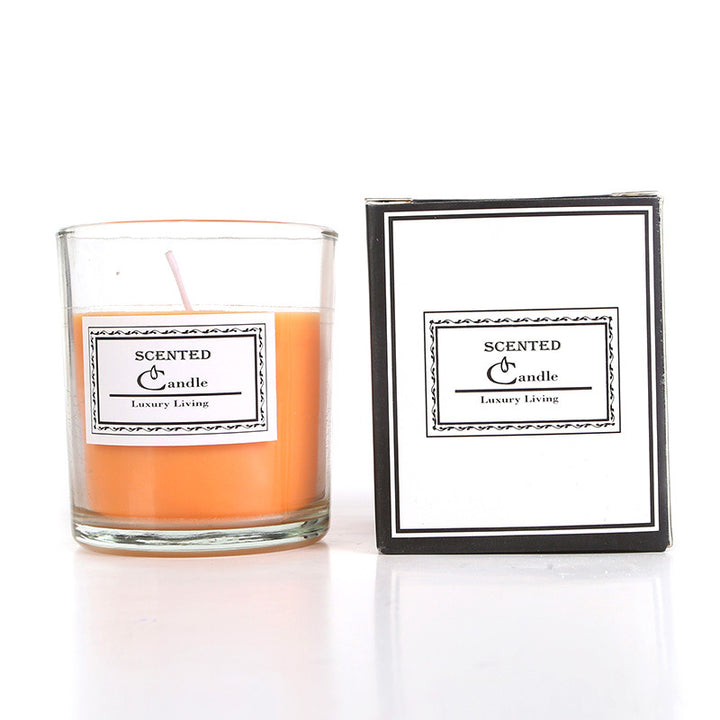 Aromatische Lavendelduftende Glaskerze in Geschenkbox
