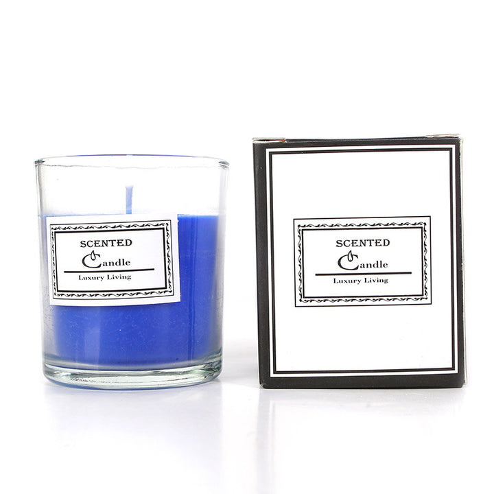 Aromatische Lavendelduftende Glaskerze in Geschenkbox